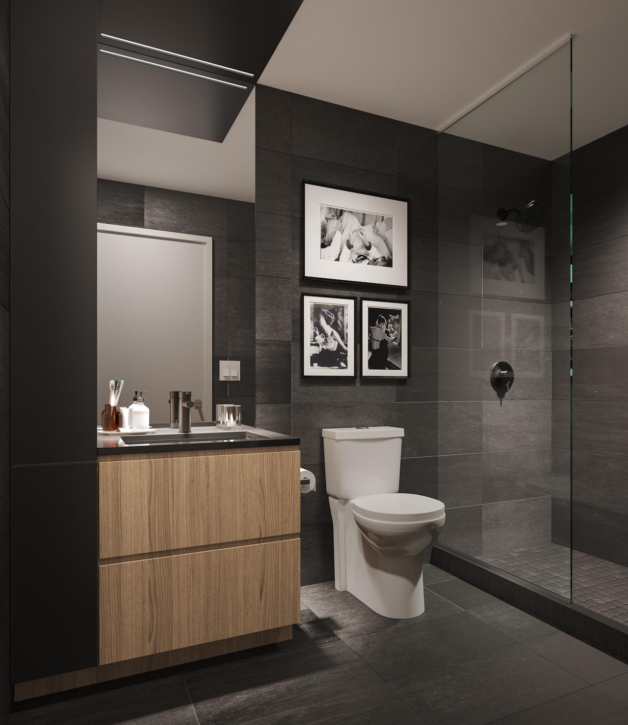 The Saint Condos interior suite bathroom