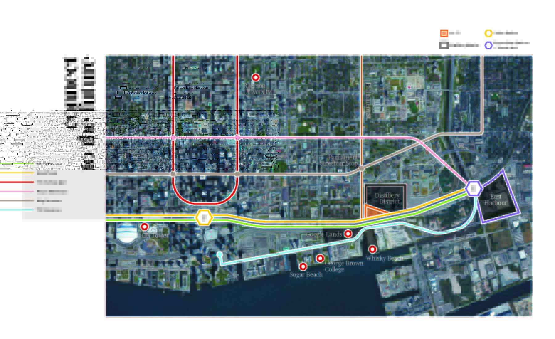 Location map of No. 31 Parliament Condos.