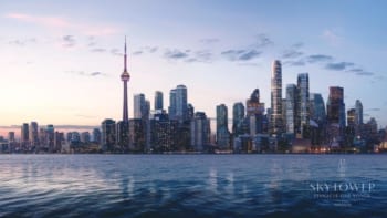 Pinnacle International's Sky Tower in Toronto's skyline
