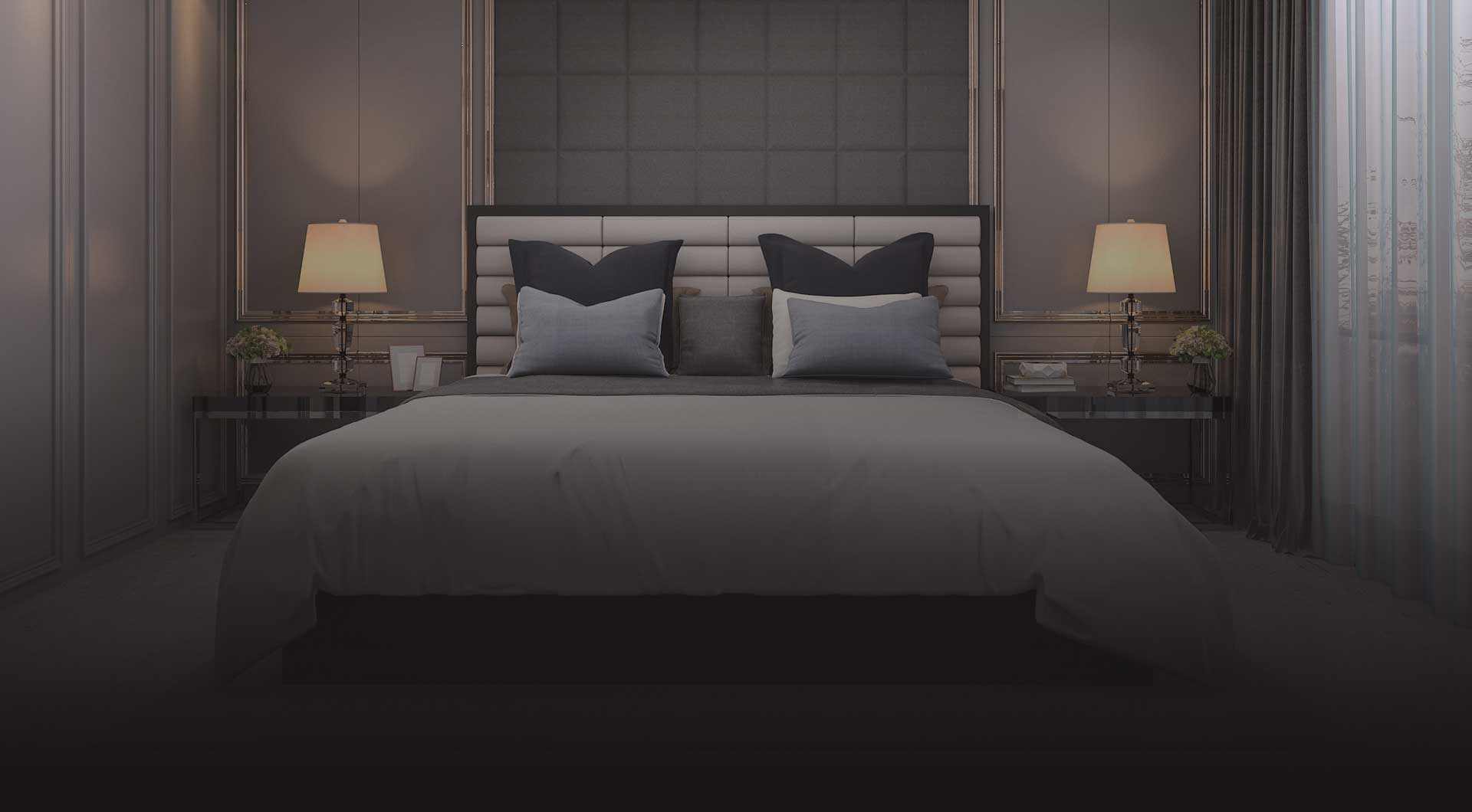 Rendering of The Howard High Park interior bedroom.