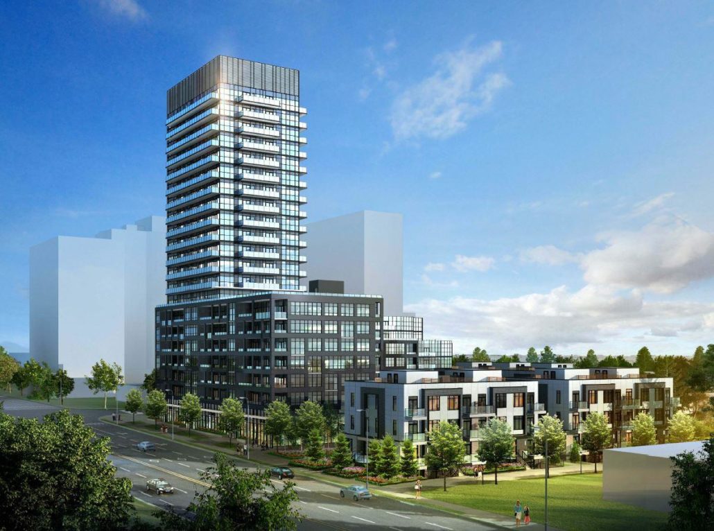 Rendering of BLLP Condos and Towns.