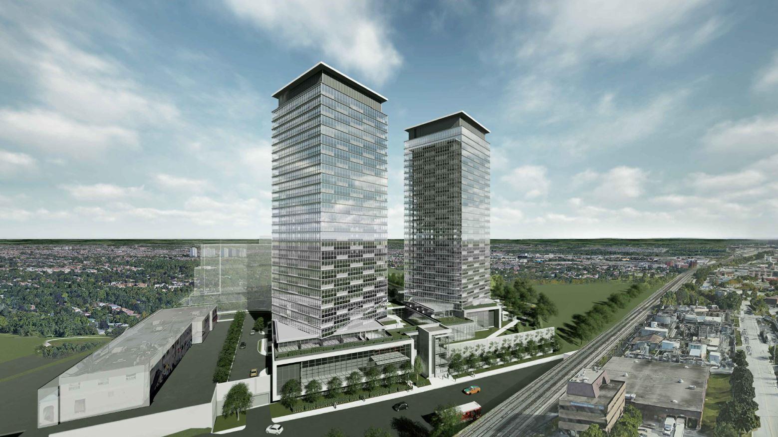 Rendering of 23 Glen Watford Condos in Scarborough.