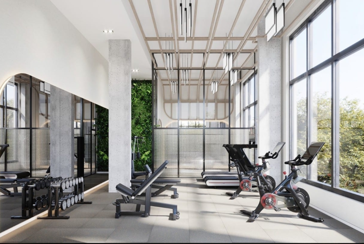 The Georgian Condos fitness centre