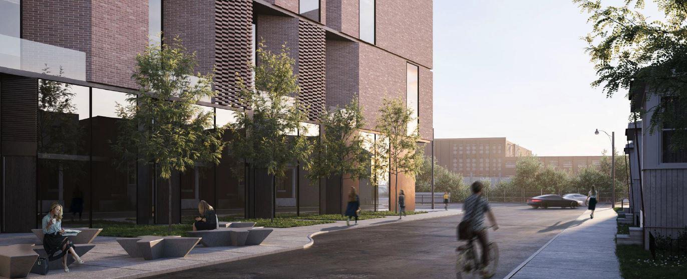 Rendering Junction Point Condos at 2369 Dundas Toronto.
