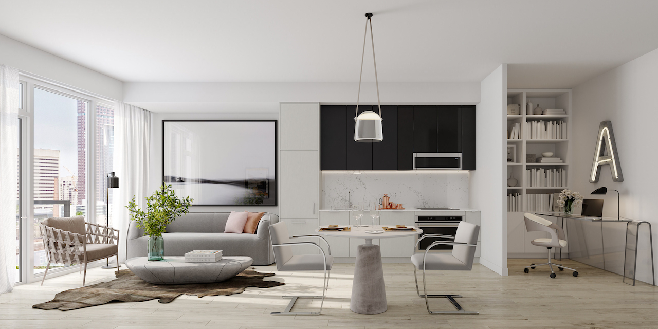 Rendering of JAC Condos suite interior