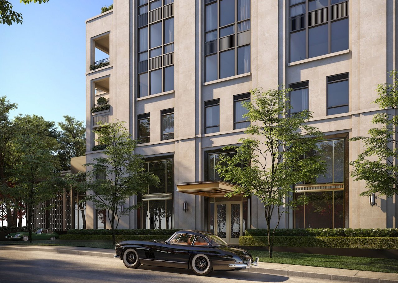 Entrance rendering of One Forest Hill Condos.