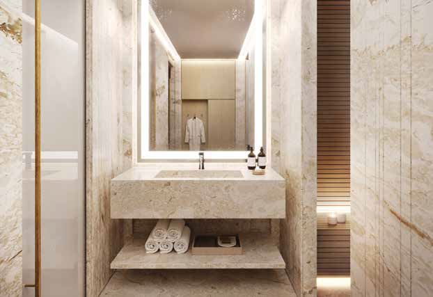 Rendering of No. 7 Rosedale Condos spa.