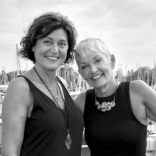 Portrait of Sue Taylor and Manon Messina, co-owners of Retreat Staging in Toronto.
