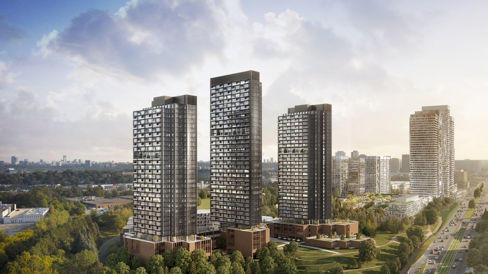 Rendering of Tower III at Crosstown Condos