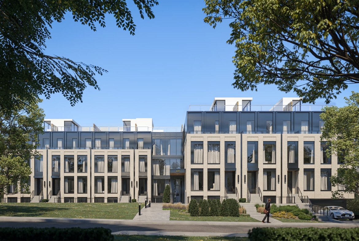 Rendering of Savile on the Roe exterior during the day