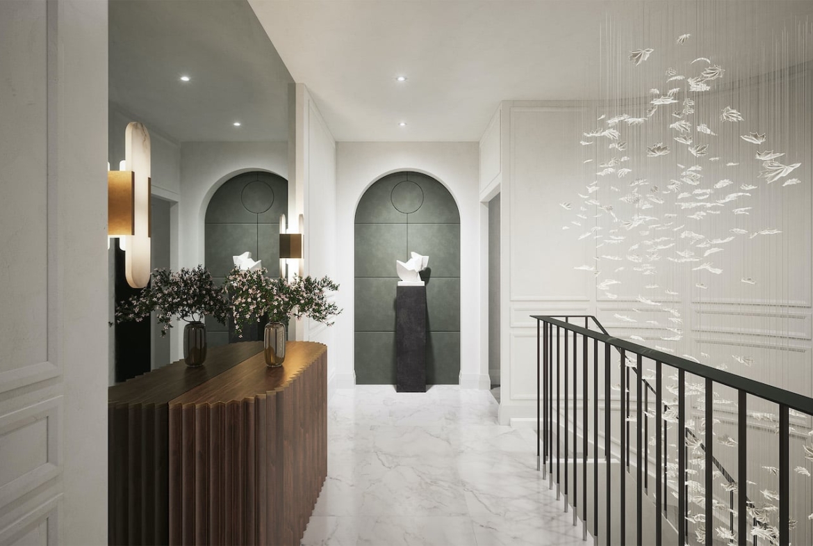 Rendering of Savile on the Roe foyer