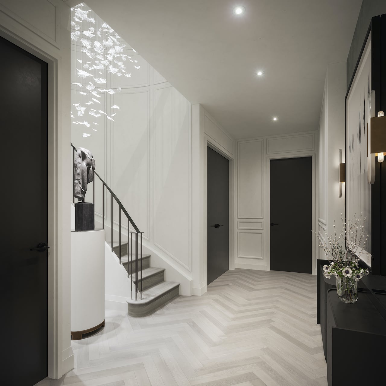 Rendering of Savile on the Roe hallway