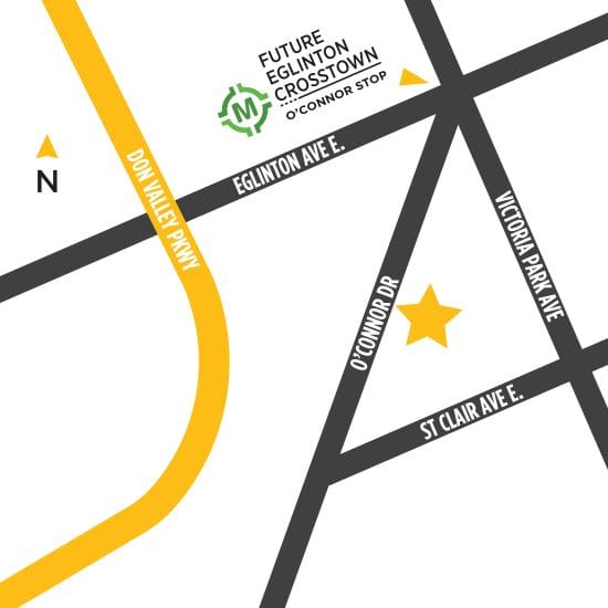 Keymap of Amsterdam Urban Townhomes in Toronto.