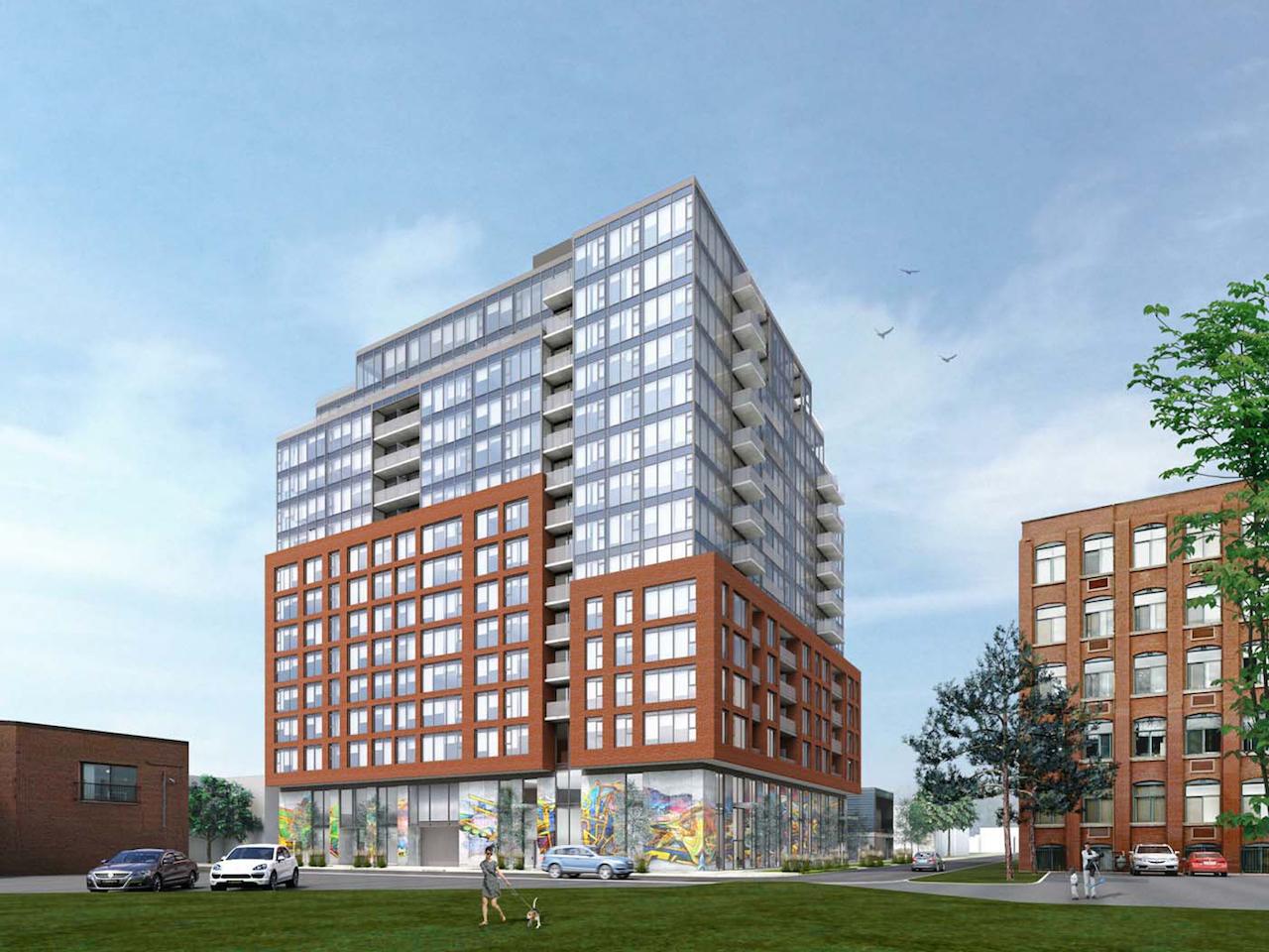 Rendering of 6 Noble Street Condos in Toronto.