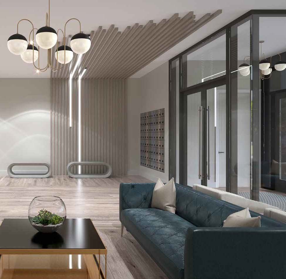 Rendering of Spur Line Common lobby