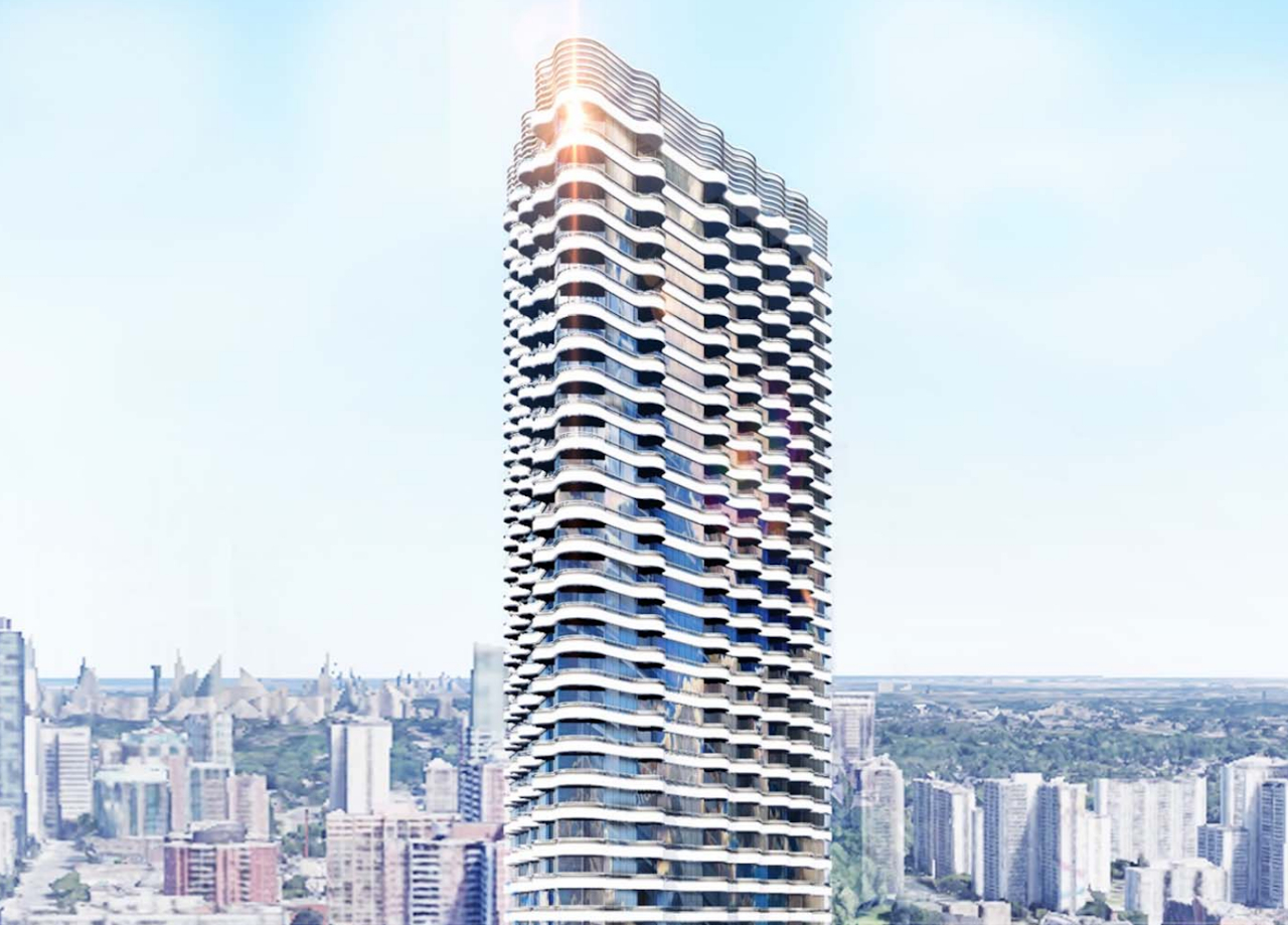 212 Dundas Street East Condos upper half exterior.