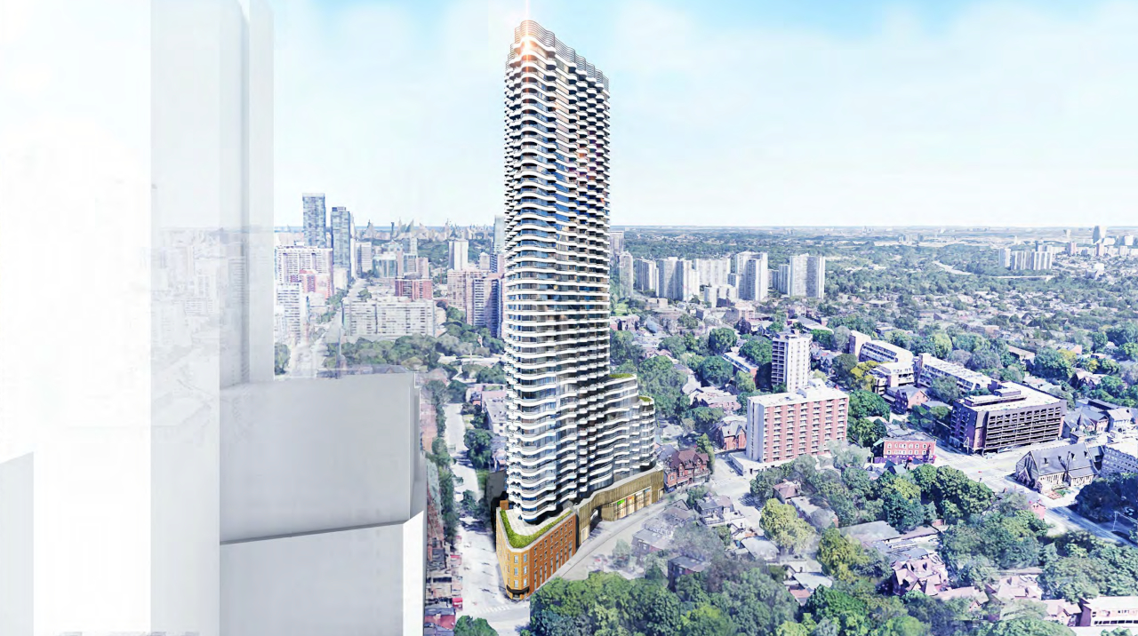 212 Dundas Street East Condos full exterior view.