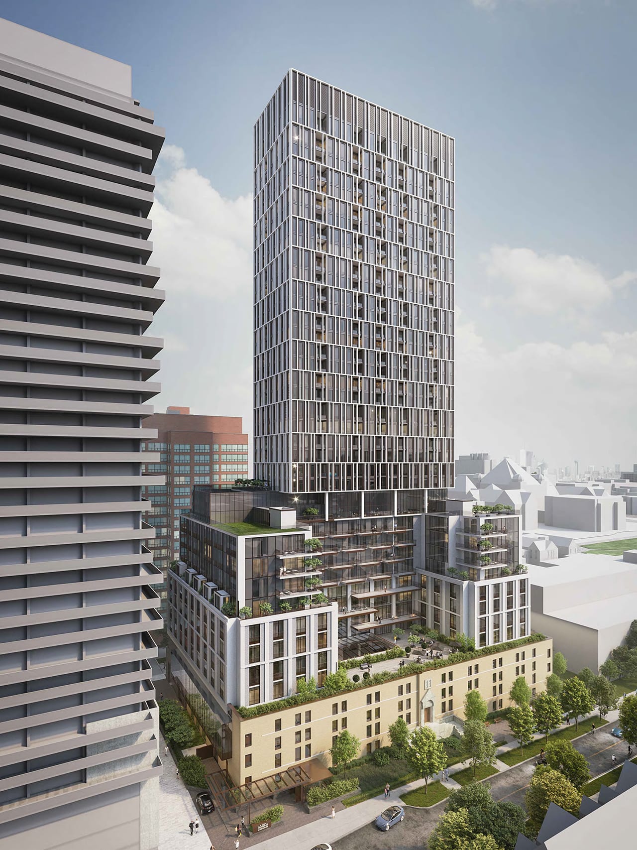 Rendering of 95 St Joseph Condos Exterior full view front