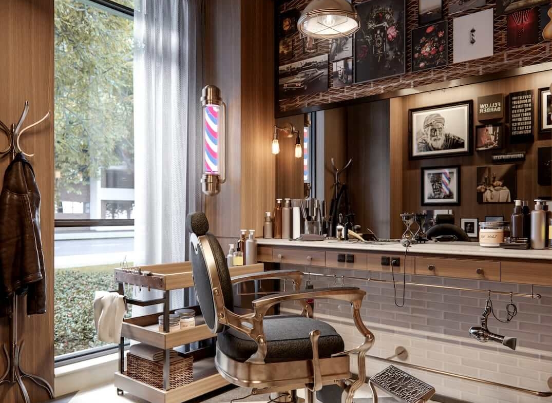 Rendering of Raglan House Condos amenity barber shop