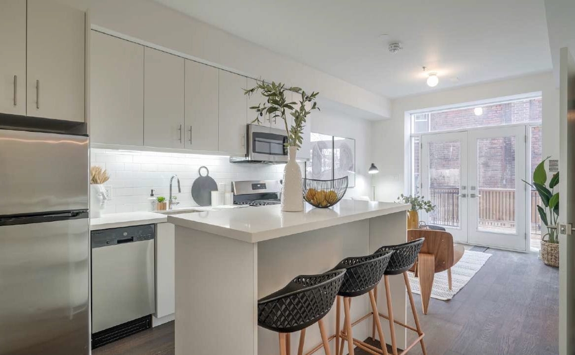 Urban Church Lofts interior kitchen