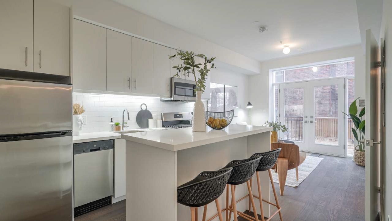 Urban Church Lofts interior kitchen