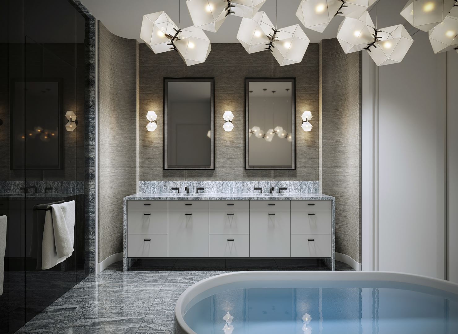 Rendering of 10 Prince Arthur Condos Bathroom.