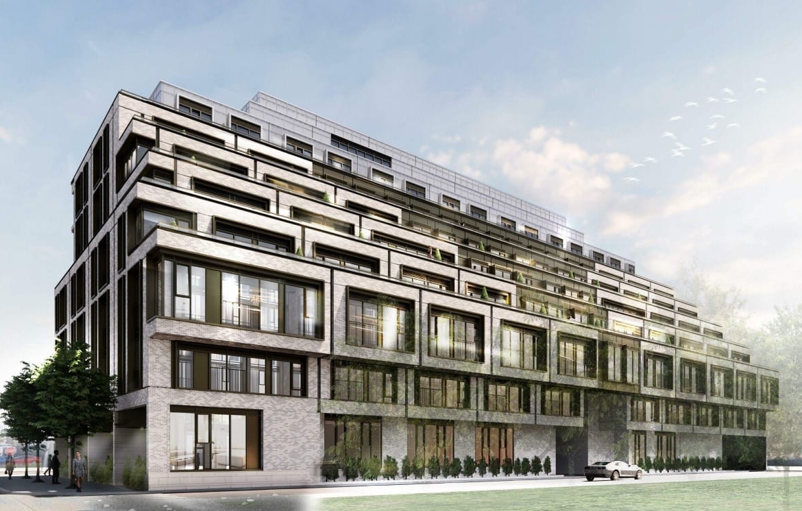 Rendering of 126 Laird Condos exterior 3