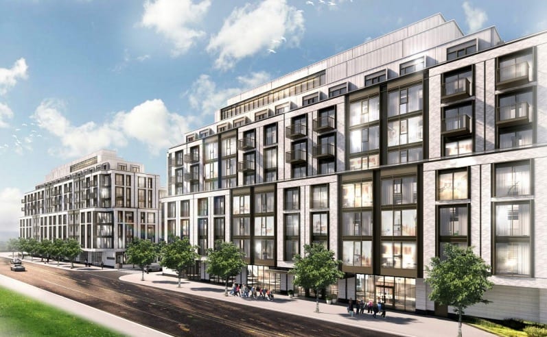 Rendering of 126 Laird Condos exterior 4