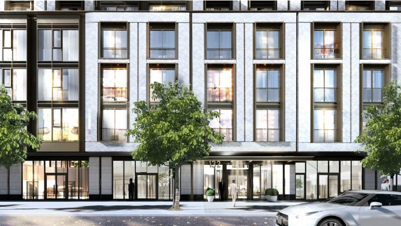 Rendering of 126 Laird Condos exterior 5