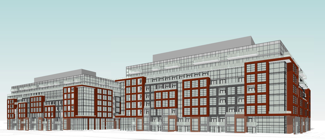 Rendering of 1625 Military Trail Condos exterior