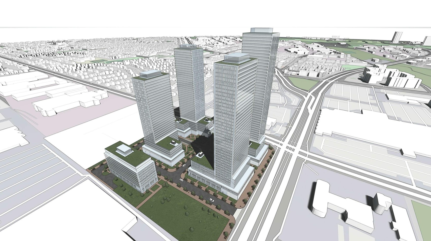 Rendering of 1891 Eglinton Avenue East Condos in Scarborough.