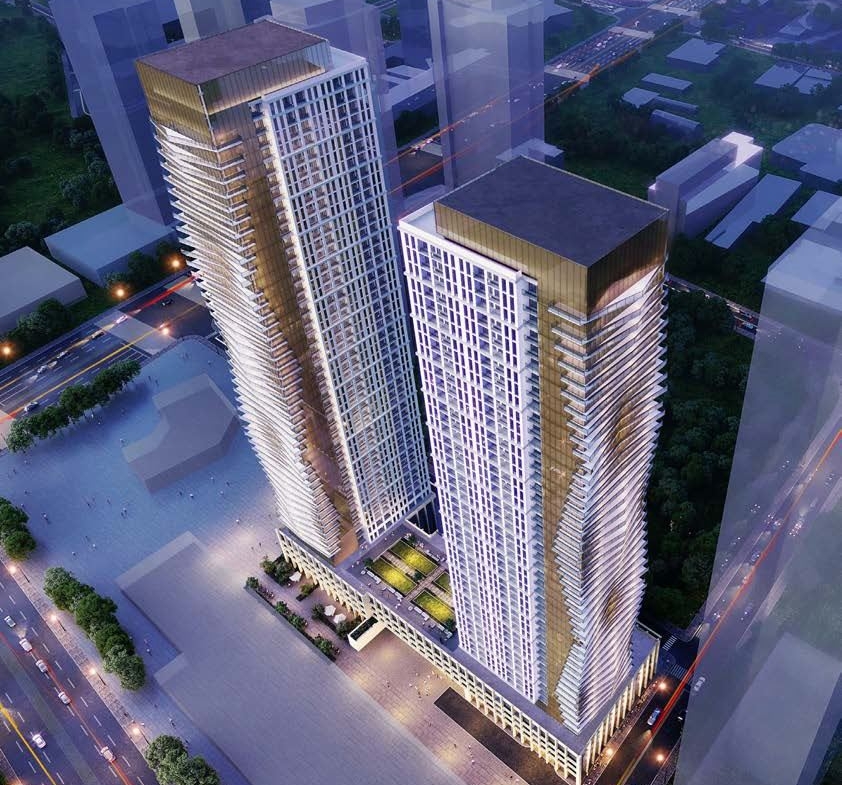 Exterior rendering of 216 Doughton Condos in Vaughan