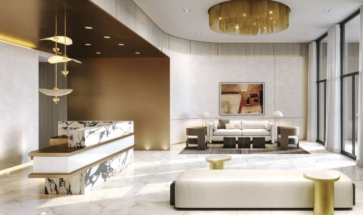 Rendering of 6080 Yonge Condos lobby