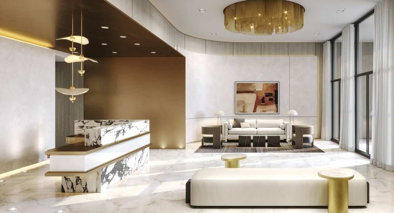 Rendering of 6080 Yonge Condos lobby