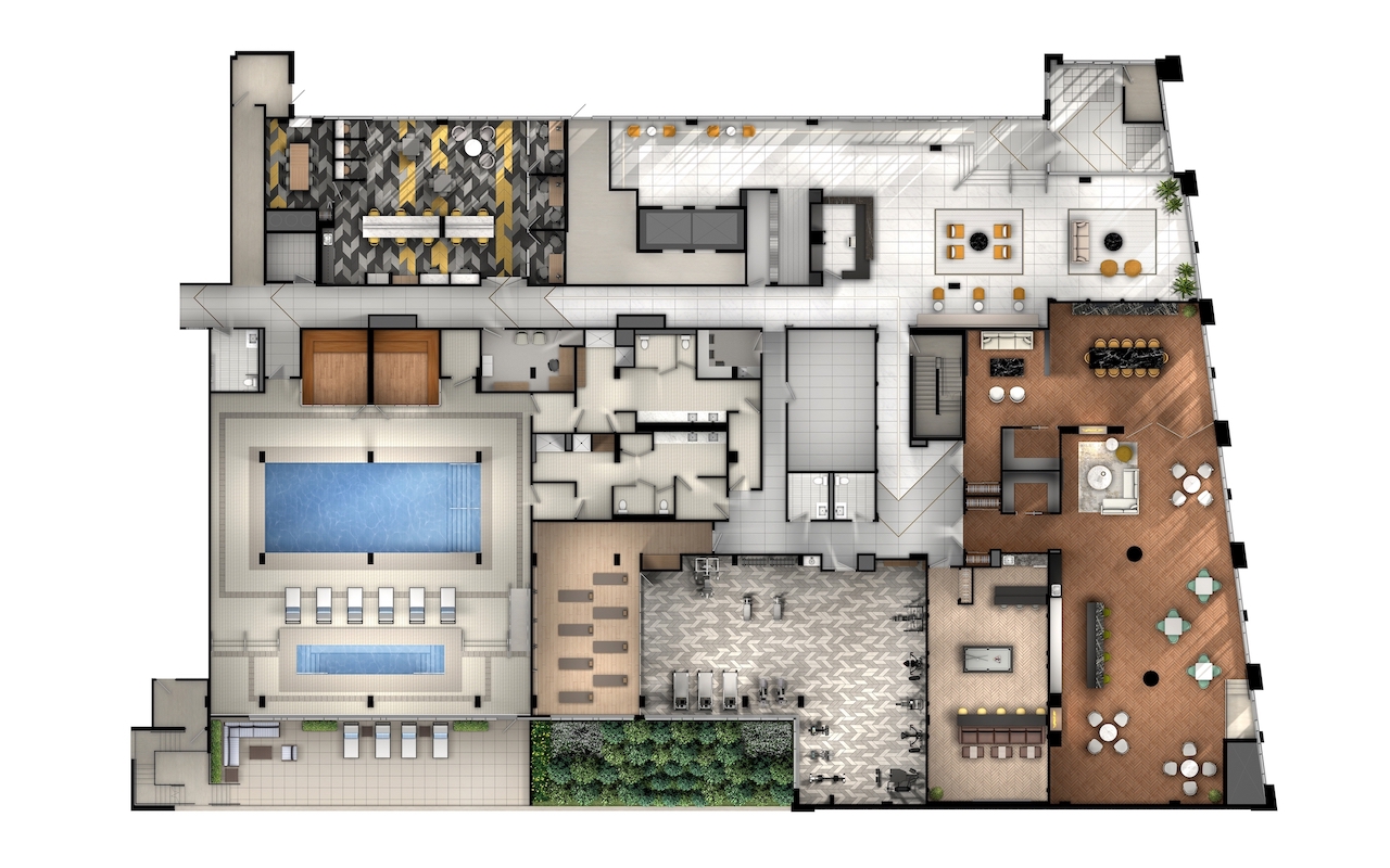 The Butler Condos rec plan.
