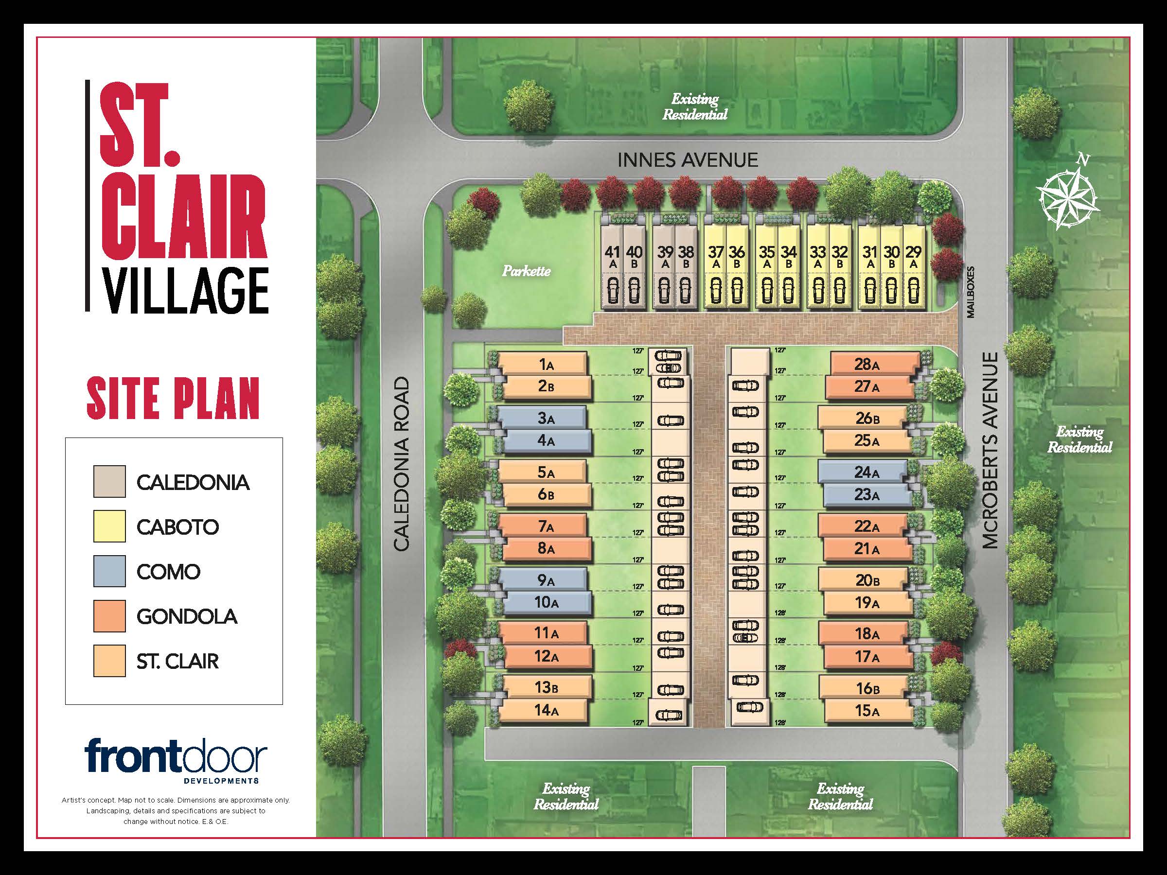 St. Clair Village Site Plan
