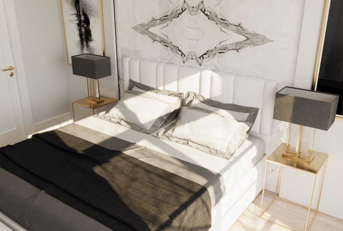 Rendering of Hillhurst Towns interior Unit with 3 bedrooms.