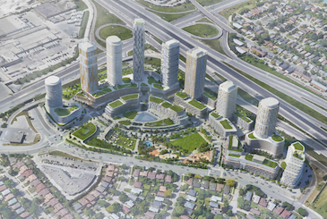 250 The East Mall Condos Cloverdale Mall Redevelopment in Etobioke