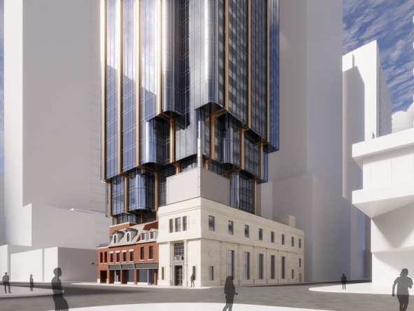 372 Yonge Street Condos exterior ground floor with preserved heritage features