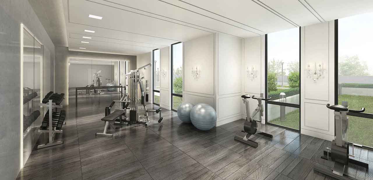 Rendering of 42 Mill St Condos Fitness Centre
