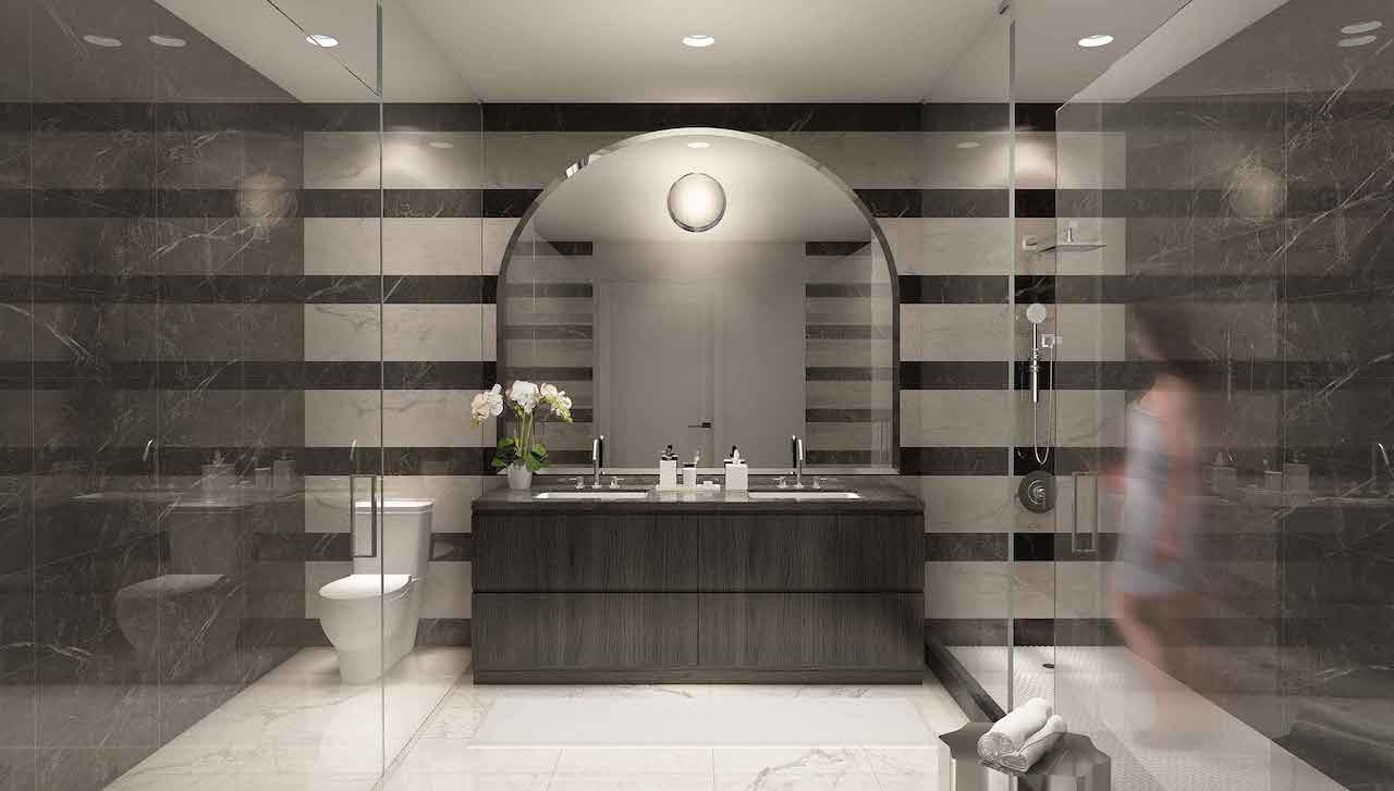 Rendering of 42 Mill St Condos suite master ensuite