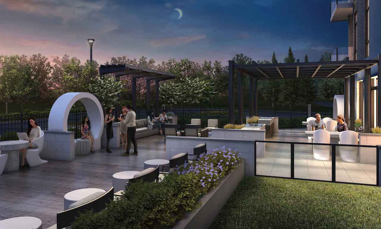 Rendering of 42 Mill St Condos terrace