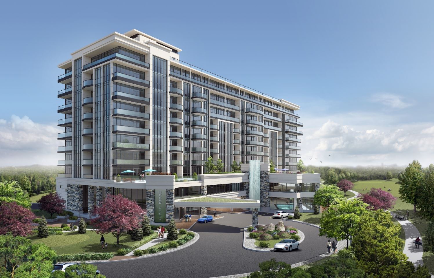 Exterior rendering of Upper Vista Condos