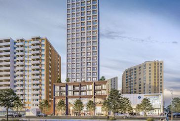1801 Eglinton Avenue West Condos by Kingsett Capital in York, Toronto