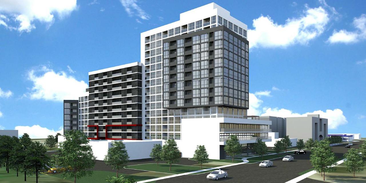 Rendering of 2370 Finch West Condos exterior.