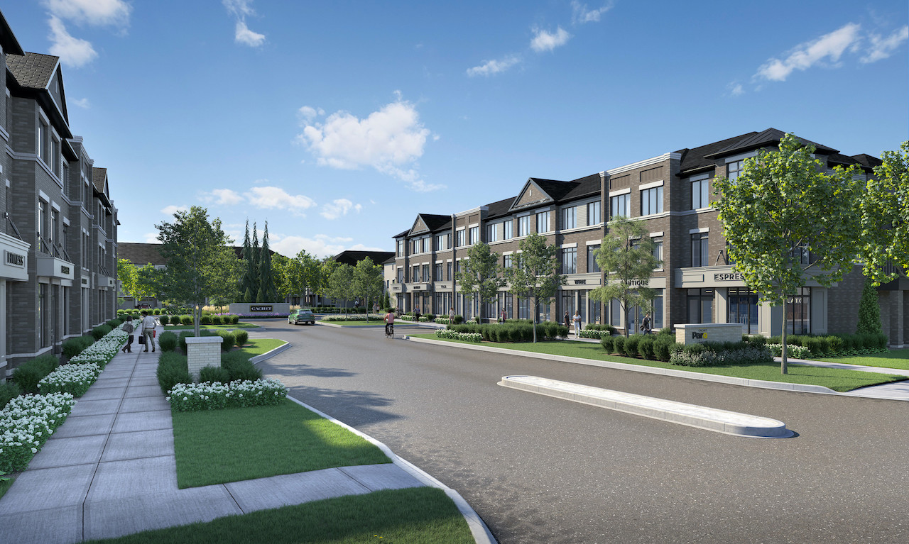 Rendering of Cachet ParQ Towns roundabout.