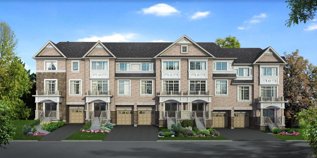 Rendering of Hilltop towns at Old Harwood.