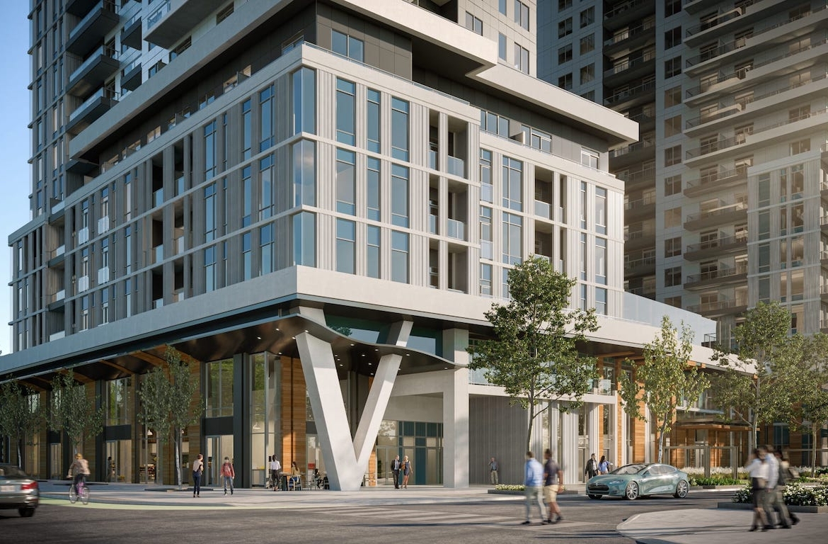 The Vincent Condos exterior streetview