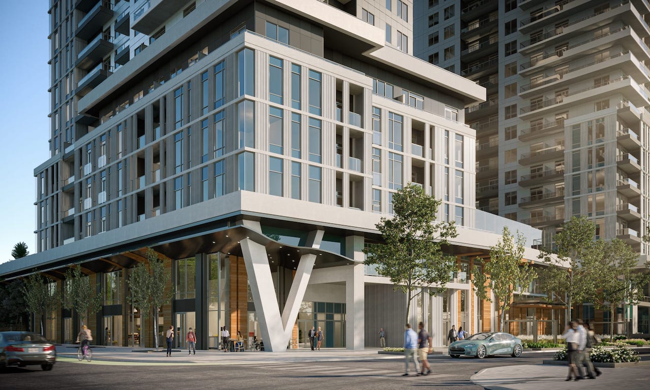The Vincent Condos exterior streetview