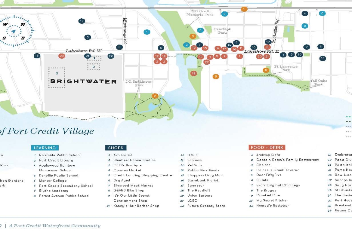 Brightwater Towns area map